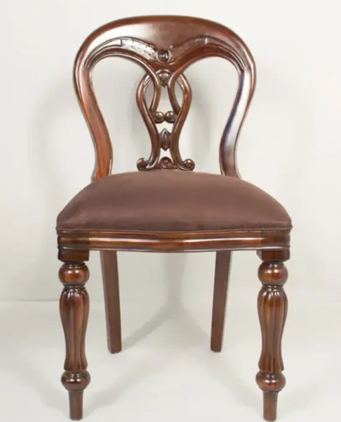 Резной стул MSM.110 CH34 DARK BROWN купить в интернет магазине Мебель из массива. Звоните +7 495 961-63-63 Мебель Индонезии